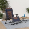 image:imageBest Choice Products Oversized Padded Zero Gravity Chair Recliner wCanopyNavyBrown