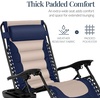 image:imageBest Choice Products Oversized Padded Zero Gravity Chair Recliner wCanopyNavyOyster