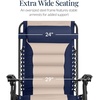 image:imageBest Choice Products Oversized Padded Zero Gravity Chair Recliner wCanopyNavyOyster