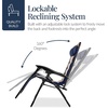 image:imageBest Choice Products Oversized Padded Zero Gravity Chair Recliner wCanopyNavyOyster