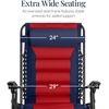 image:imageBest Choice Products Oversized Padded Zero Gravity Chair Recliner wCanopyNavyRed