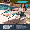 image:imageBest Choice Products Oversized Padded Zero Gravity Chair Recliner wCanopyPeacock Blue