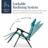 image:imageBest Choice Products Oversized Padded Zero Gravity Chair Recliner wCanopyPeacock Blue