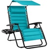 image:imageBest Choice Products Oversized Padded Zero Gravity Chair Recliner wCanopyPeacock Blue
