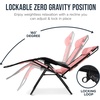 image:imageBest Choice Products Oversized Padded Zero Gravity Chair Recliner wCanopyPink