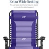image:imageBest Choice Products Oversized Padded Zero Gravity Chair Recliner wCanopyPurpleViolet