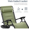 image:imageBest Choice Products Oversized Padded Zero Gravity Chair Recliner wCanopySage Green