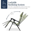 image:imageBest Choice Products Oversized Padded Zero Gravity Chair Recliner wCanopySage Green