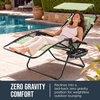 image:imageBest Choice Products Oversized Padded Zero Gravity Chair Recliner wCanopySage Green