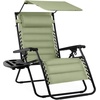 image:imageBest Choice Products Oversized Padded Zero Gravity Chair Recliner wCanopySage Green