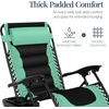 image:imageBest Choice Products Oversized Padded Zero Gravity Chair Recliner wCanopySeafoam GreenBlack