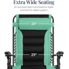 image:imageBest Choice Products Oversized Padded Zero Gravity Chair Recliner wCanopySeafoam GreenBlack