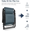 image:imageBest Choice Products Oversized Padded Zero Gravity Chair Recliner wCanopySlate Blue