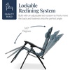 image:imageBest Choice Products Oversized Padded Zero Gravity Chair Recliner wCanopySlate Blue