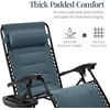 image:imageBest Choice Products Oversized Padded Zero Gravity Chair Recliner wCanopySlate Blue