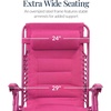 image:imageBest Choice Products Oversized Padded Zero Gravity Chair Recliner wCanopyUltimate Pink
