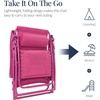 image:imageBest Choice Products Oversized Padded Zero Gravity Chair Recliner wCanopyUltimate Pink