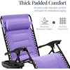 image:imageBest Choice Products Oversized Padded Zero Gravity Chair Recliner wCanopyViolet