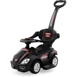 image:imageBest Choice Products Kids 3in1 Push and Pedal Car Toddler Ride On wHandle Horn Music  BlackBlack